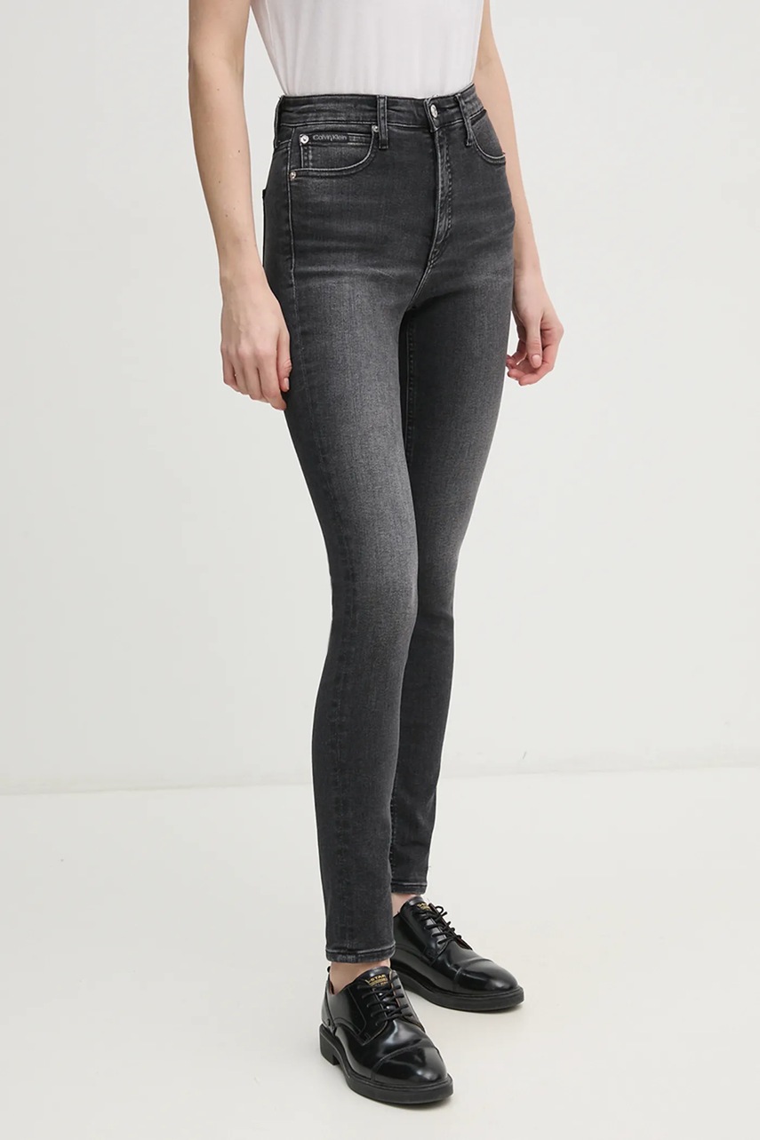 Джинси Calvin Klein Jeans жіночі колір чорний J20J224493 