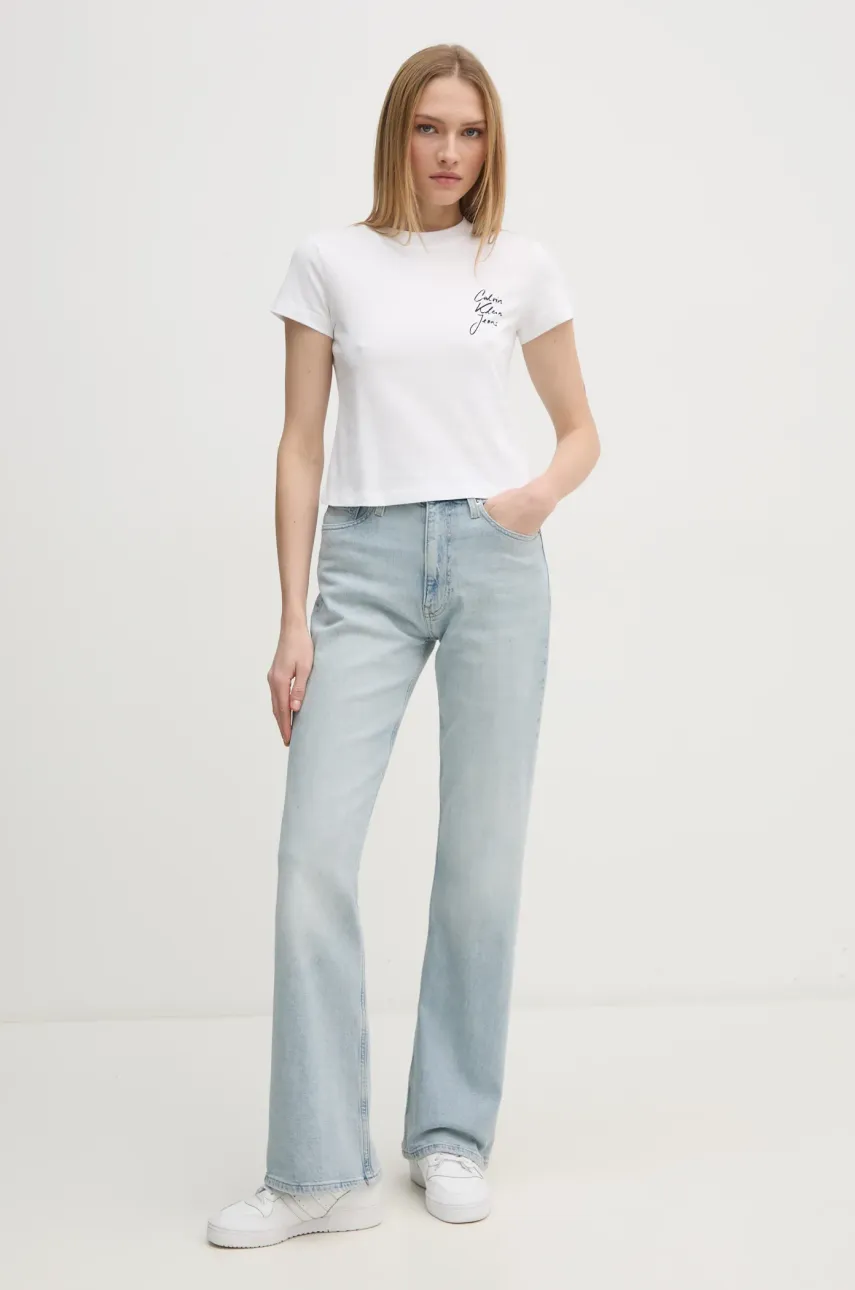 Джинсы Calvin Klein Jeans женские высокая посадка J20J224510 Джинсы Calvin Klein Jeans женские высокая посадка J20J224510