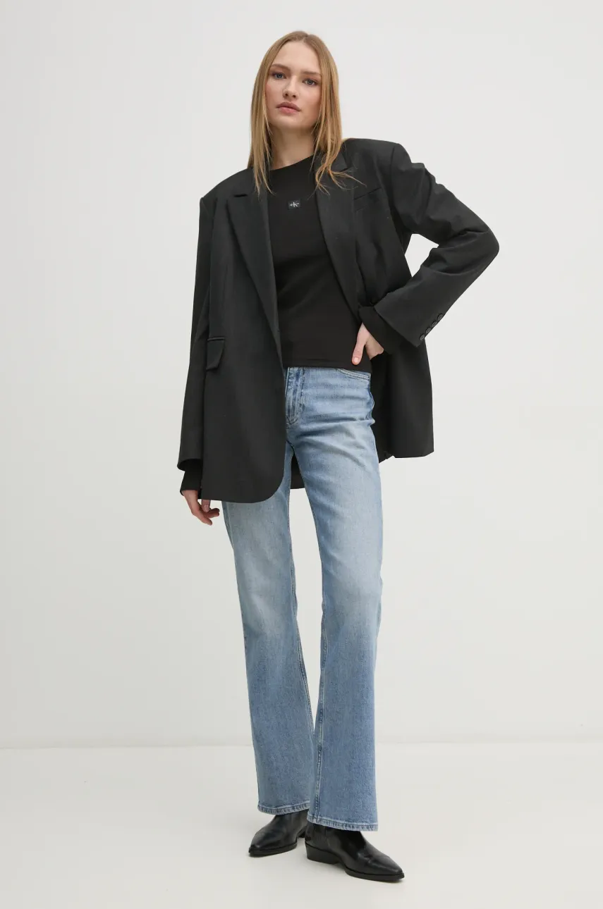 Джинсы Calvin Klein Jeans женские высокая посадка J20J225001 Джинсы Calvin Klein Jeans женские высокая посадка J20J225001