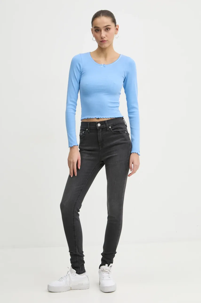 Джинсы Tommy Jeans женские цвет серый DW0DW19550 Джинсы Tommy Jeans женские цвет серый DW0DW19550
