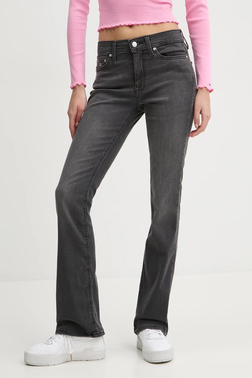 Tommy Jeans jeans femei medium waist, DW0DW19570