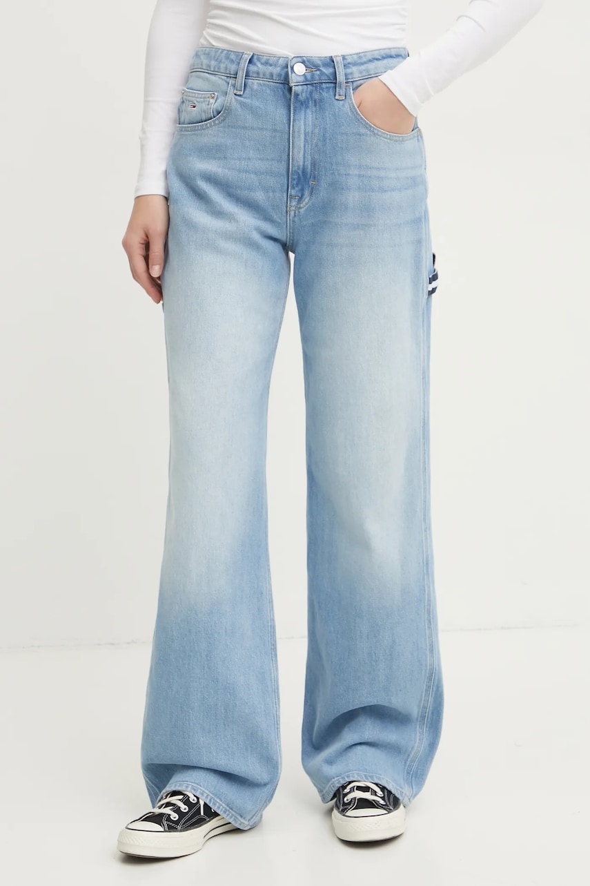 Tommy Jeans jeans femei high waist, DW0DW19572 Tommy Jeans jeans femei high waist, DW0DW19572
