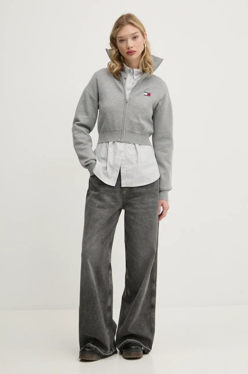 Джинсы Tommy Jeans женские цвет серый DW0DW19774 Джинсы Tommy Jeans женские цвет серый DW0DW19774