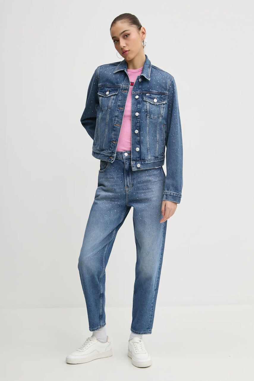 Джинсы Tommy Jeans женские высокая посадка DW0DW20216 Джинсы Tommy Jeans женские высокая посадка DW0DW20216
