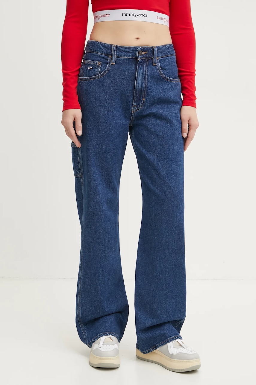 Tommy Jeans jeans femei medium waist, DW0DW20460 Tommy Jeans jeans femei medium waist, DW0DW20460