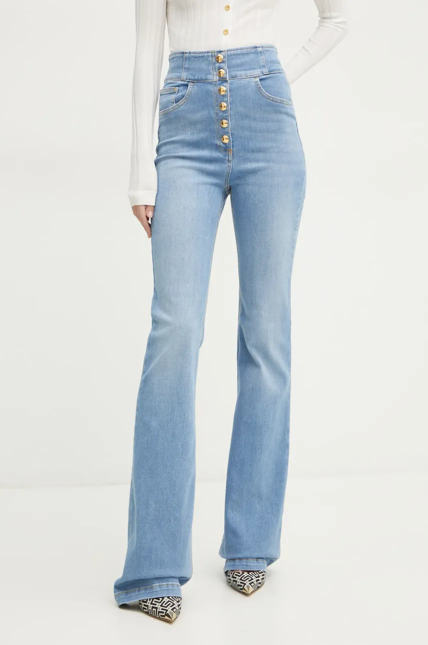 Elisabetta Franchi jeans femei high waist, PJ82D51E2