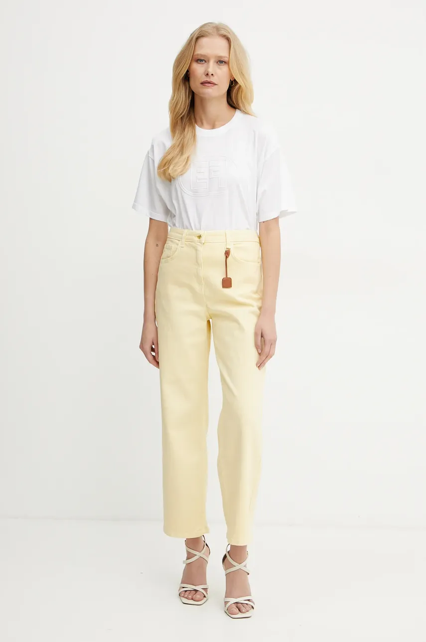 Джинсы Elisabetta Franchi женские высокая посадка PJ87D51E2 Джинсы Elisabetta Franchi женские высокая посадка PJ87D51E2