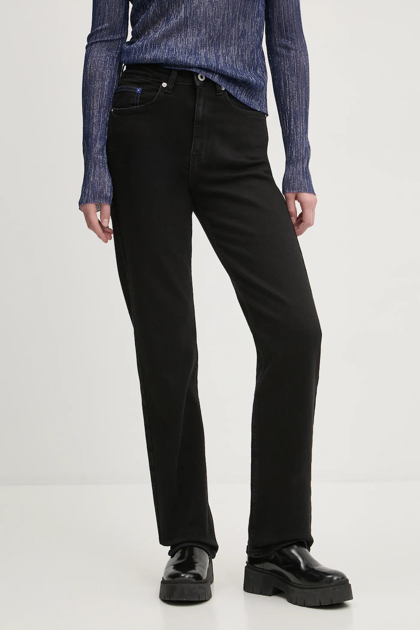 Levně Džíny Karl Lagerfeld Jeans dámské, high waist, A1W10011