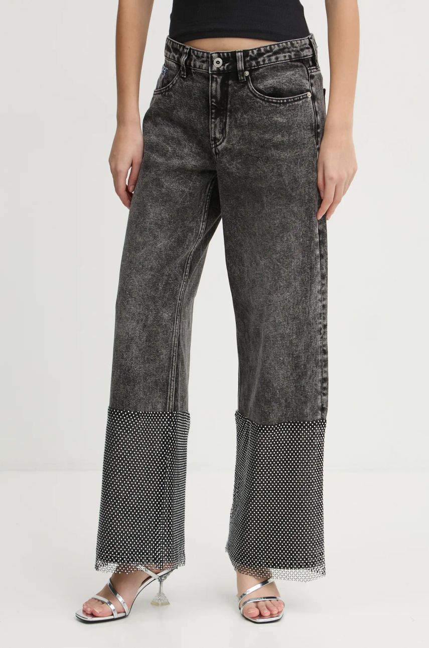 Karl Lagerfeld Jeans jeans femei high waist, A1W10039