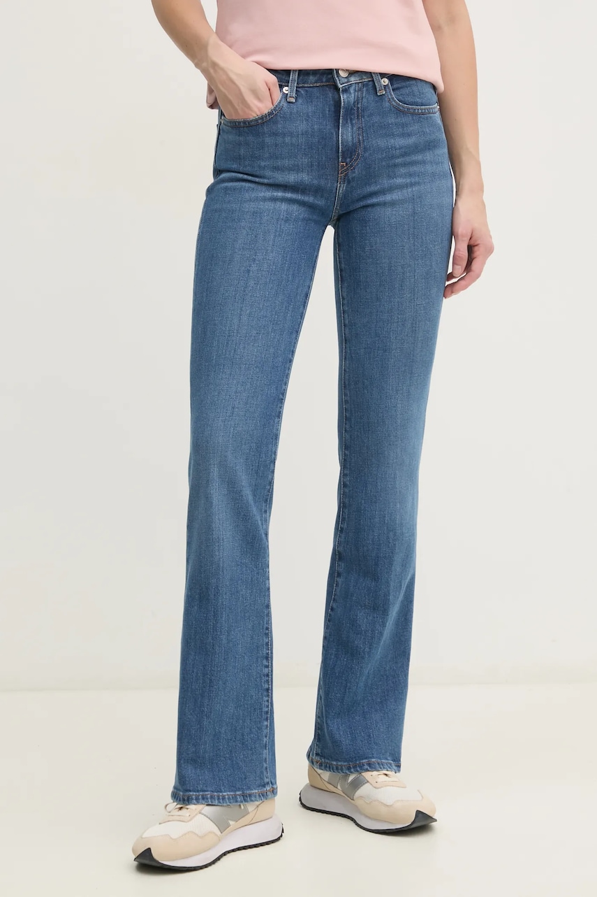 Džíny Tommy Hilfiger dámské, high waist, WW0WW45009