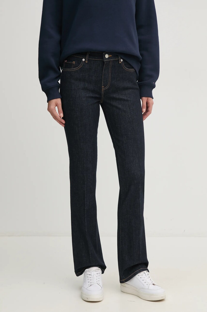 Levně Džíny Tommy Hilfiger dámské, medium waist, WW0WW45305