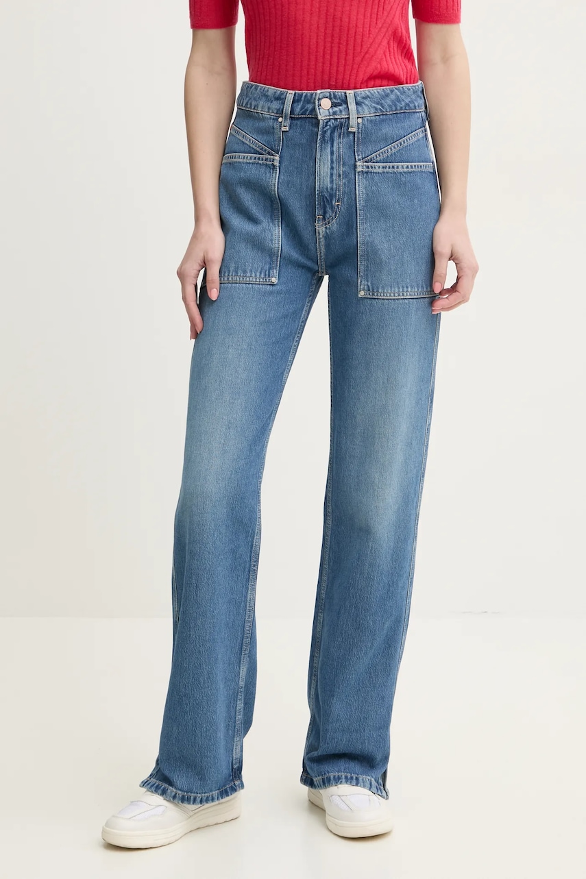 Boss Orange jeansi femei high waist, 50529919