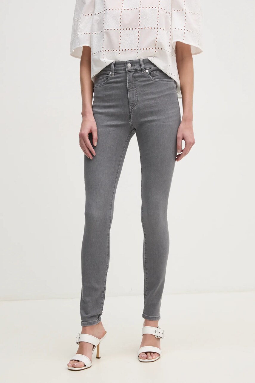 Boss Orange jeansi femei, culoarea gri, 50529981