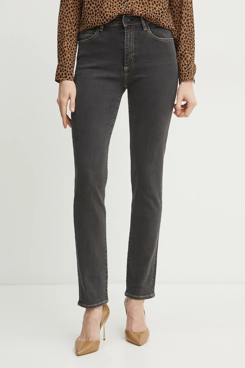 BOSS jeansi femei, culoarea gri, 50536602
