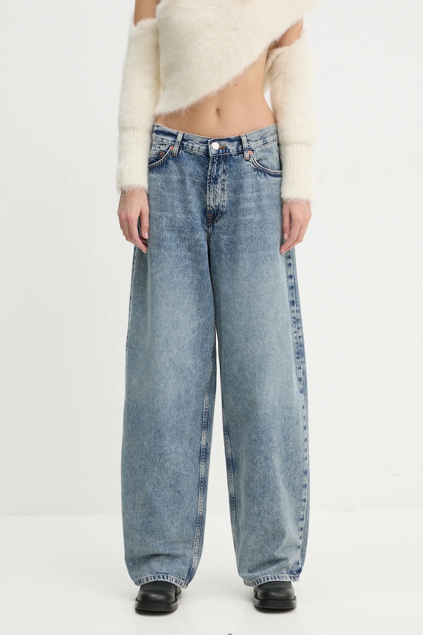 Samsoe Samsoe jeansi SAHARPER femei high waist, F24400109 Samsoe Samsoe jeansi SAHARPER femei high waist, F24400109