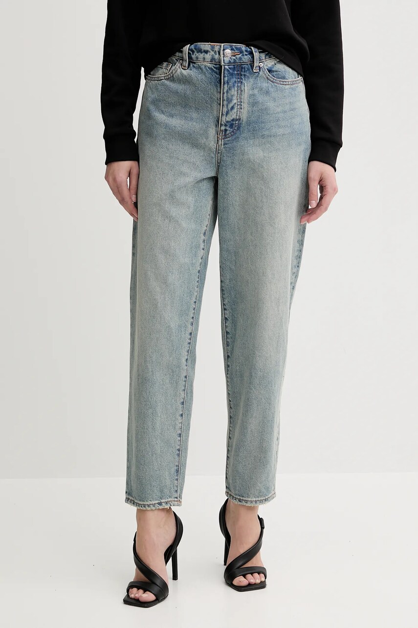 Levně Džíny Armani Exchange dámské, high waist, XW000128 AF10869