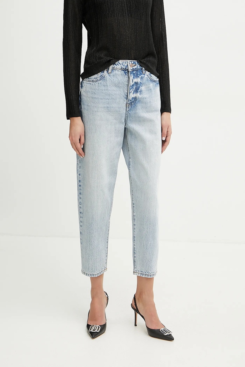 Levně Džíny Armani Exchange dámské, high waist, XW000128 AF12860