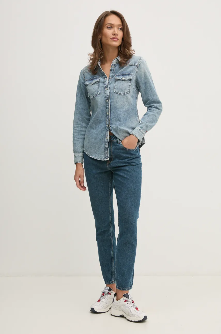 Джинсы Pepe Jeans TAPERED JEANS HW VIOLET женские высокая посадка PL204591EF2 Джинсы Pepe Jeans TAPERED JEANS HW VIOLET женские высокая посадка PL204591EF2