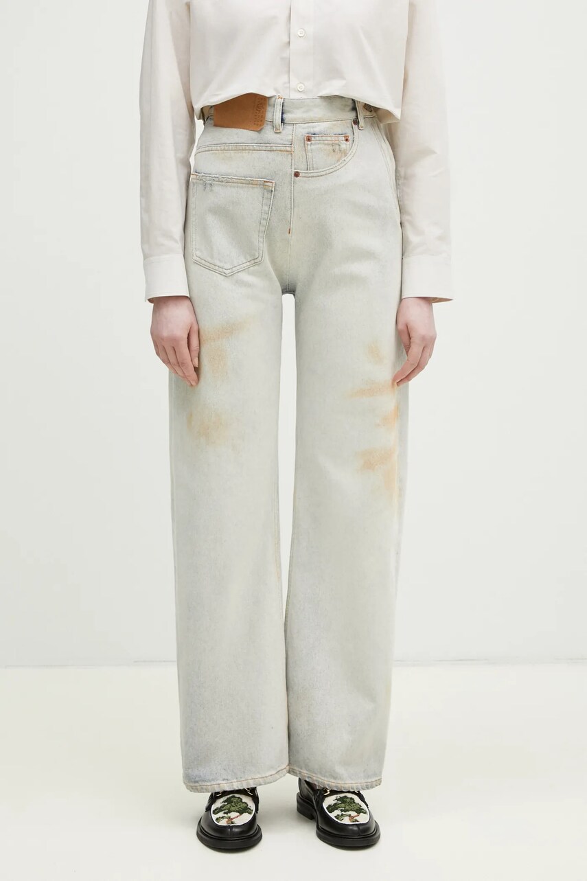 MM6 Maison Margiela jeansi femei high waist, S52LA0243