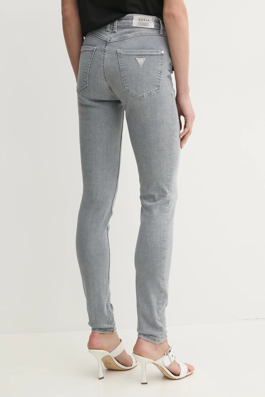 Τζιν παντελόνι Guess χρώμα: γκρι, W5RA46 D5L81 φωτογραφία
