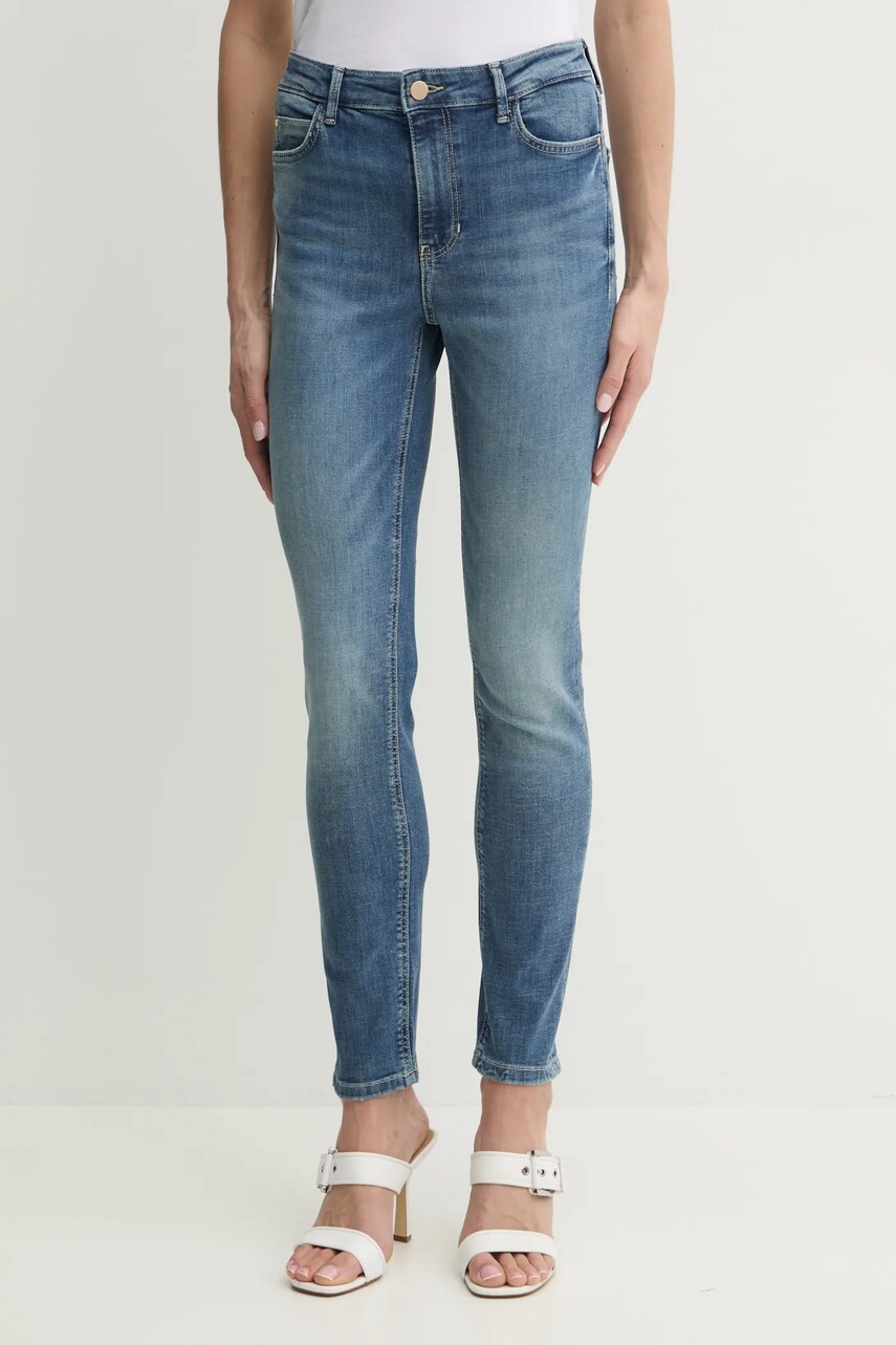 Levně Džíny Guess dámské, modrá barva, W5RA46 D5L72