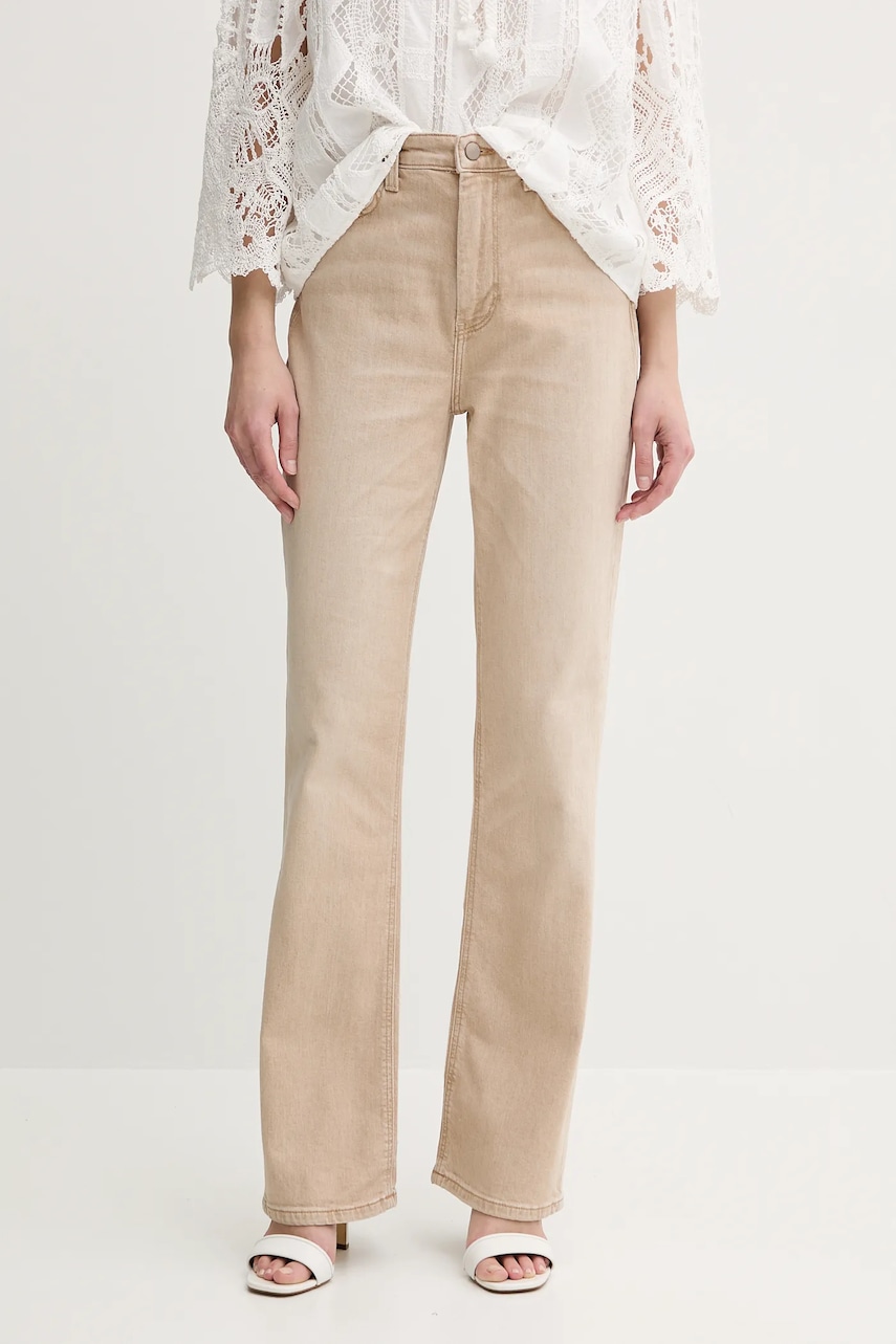 

Дънки Guess с висока талия W5RA33 D5LL1, Бежов