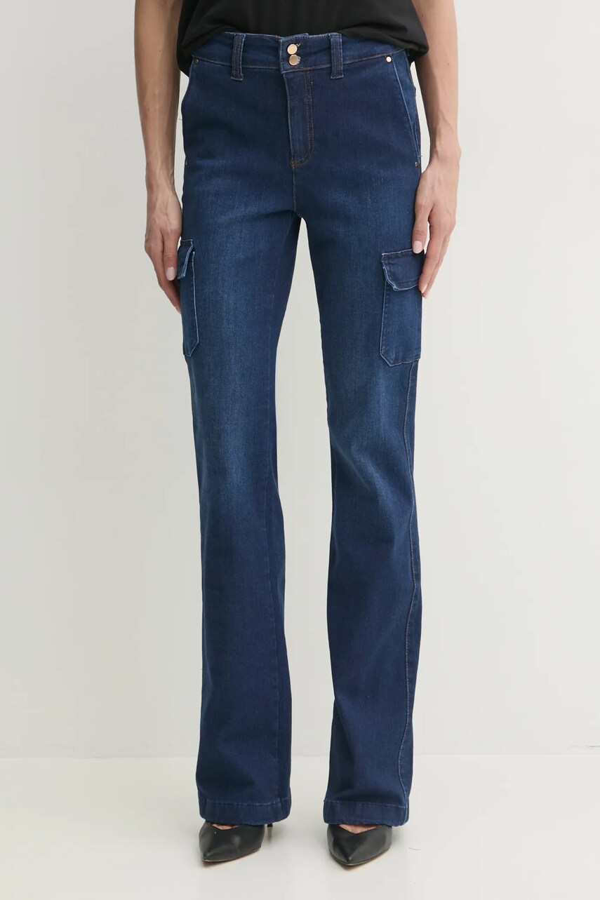 Levně Džíny Guess dámské, high waist, W5RA1B D5L91