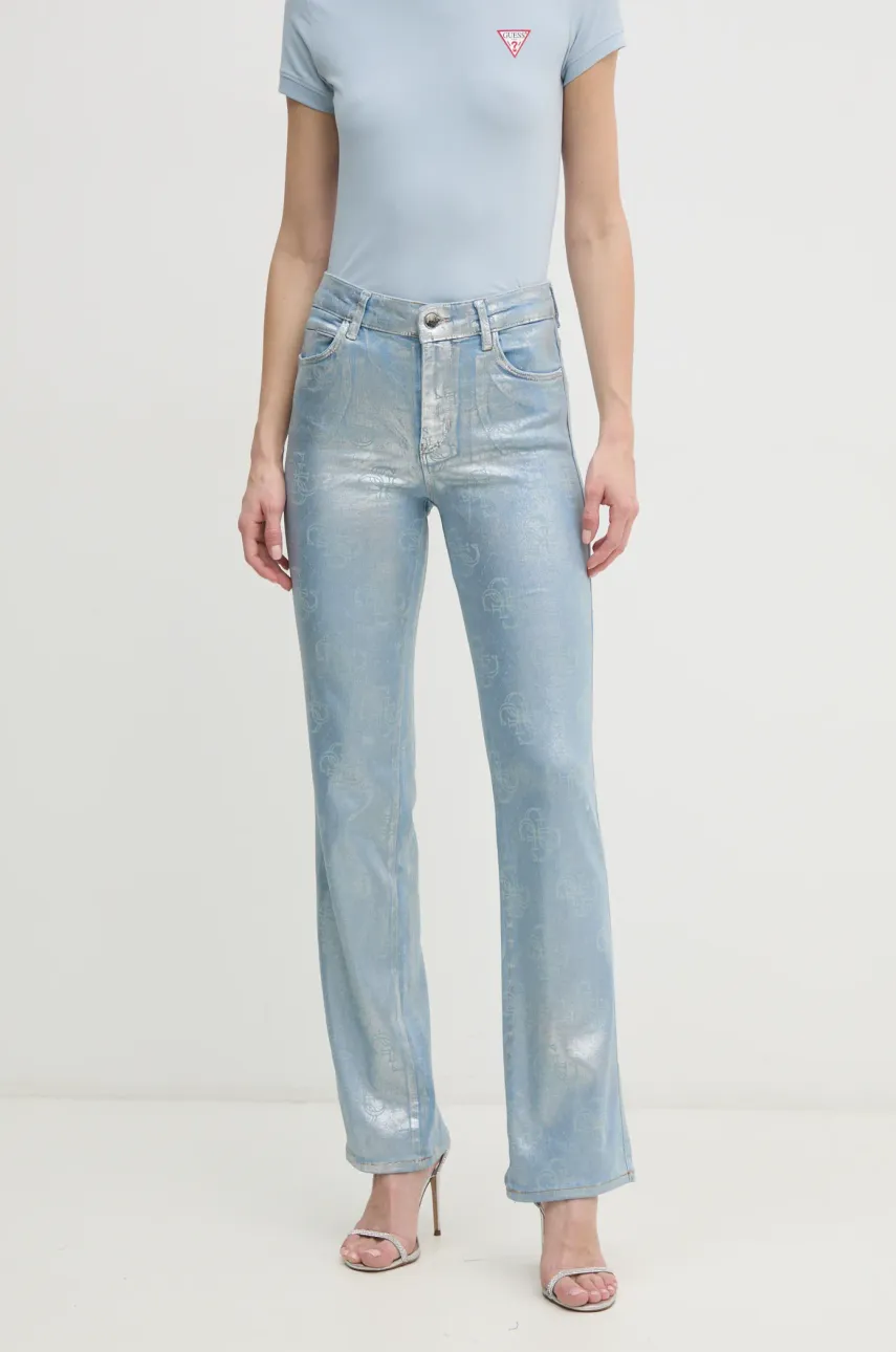 Levně Džíny Guess DORY dámské, high waist, W5RA0J D5JS1