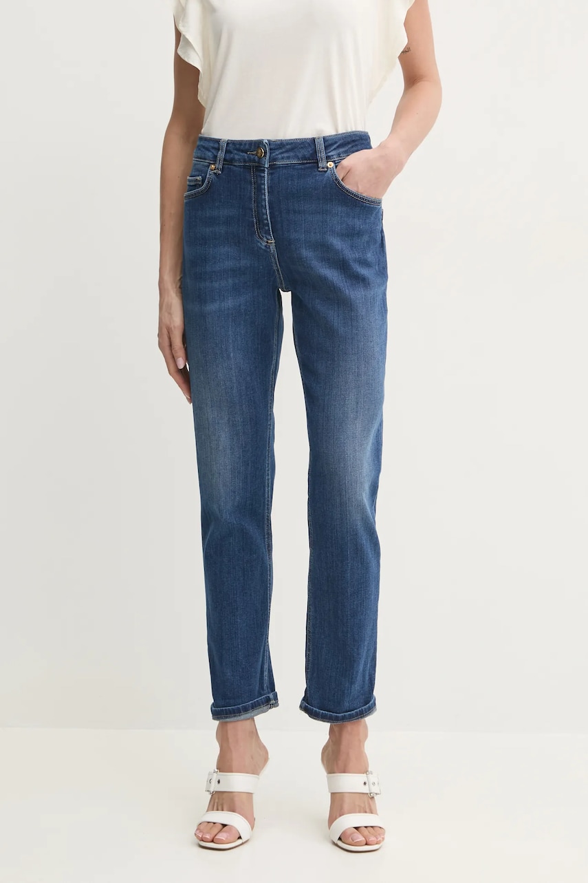 Luisa Spagnoli jeansi femei high waist, 541778 Luisa Spagnoli jeansi femei high waist, 541778