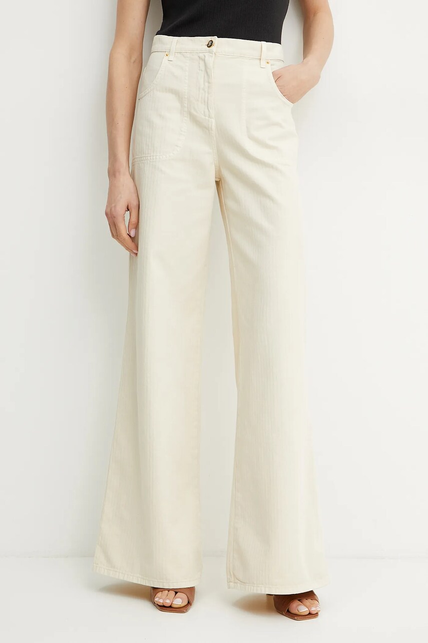 Luisa Spagnoli jeans femei high waist, 541943