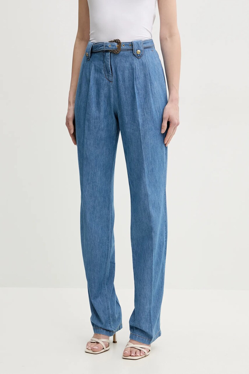 Levně Džíny Versace Jeans Couture dámské, high waist, 78HAB11B DW090SWB