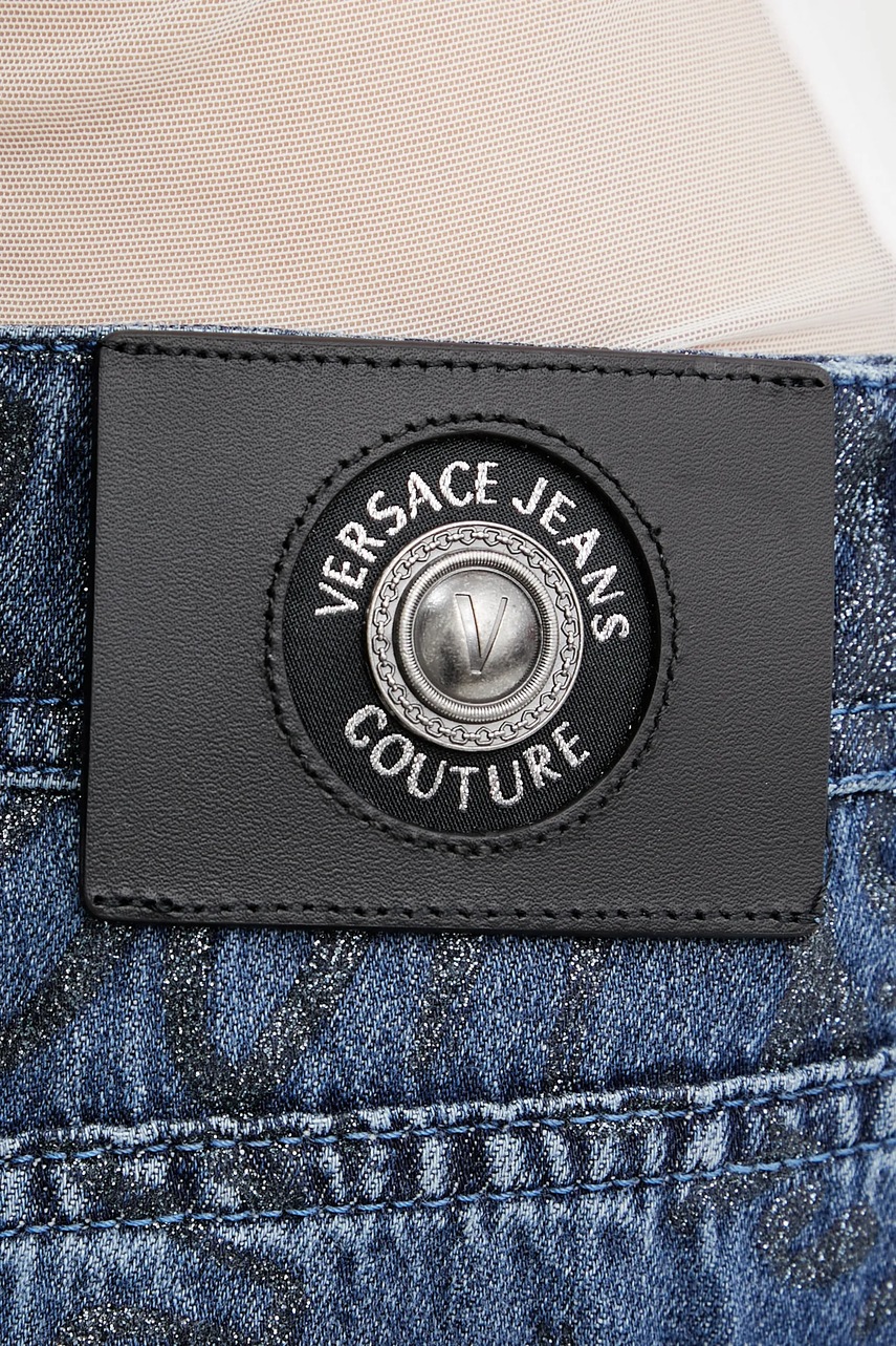Τζιν παντελόνι Versace Jeans Couture χρώμα: ναυτικό μπλε, 78HAB50G DS025LF1 φωτογραφία