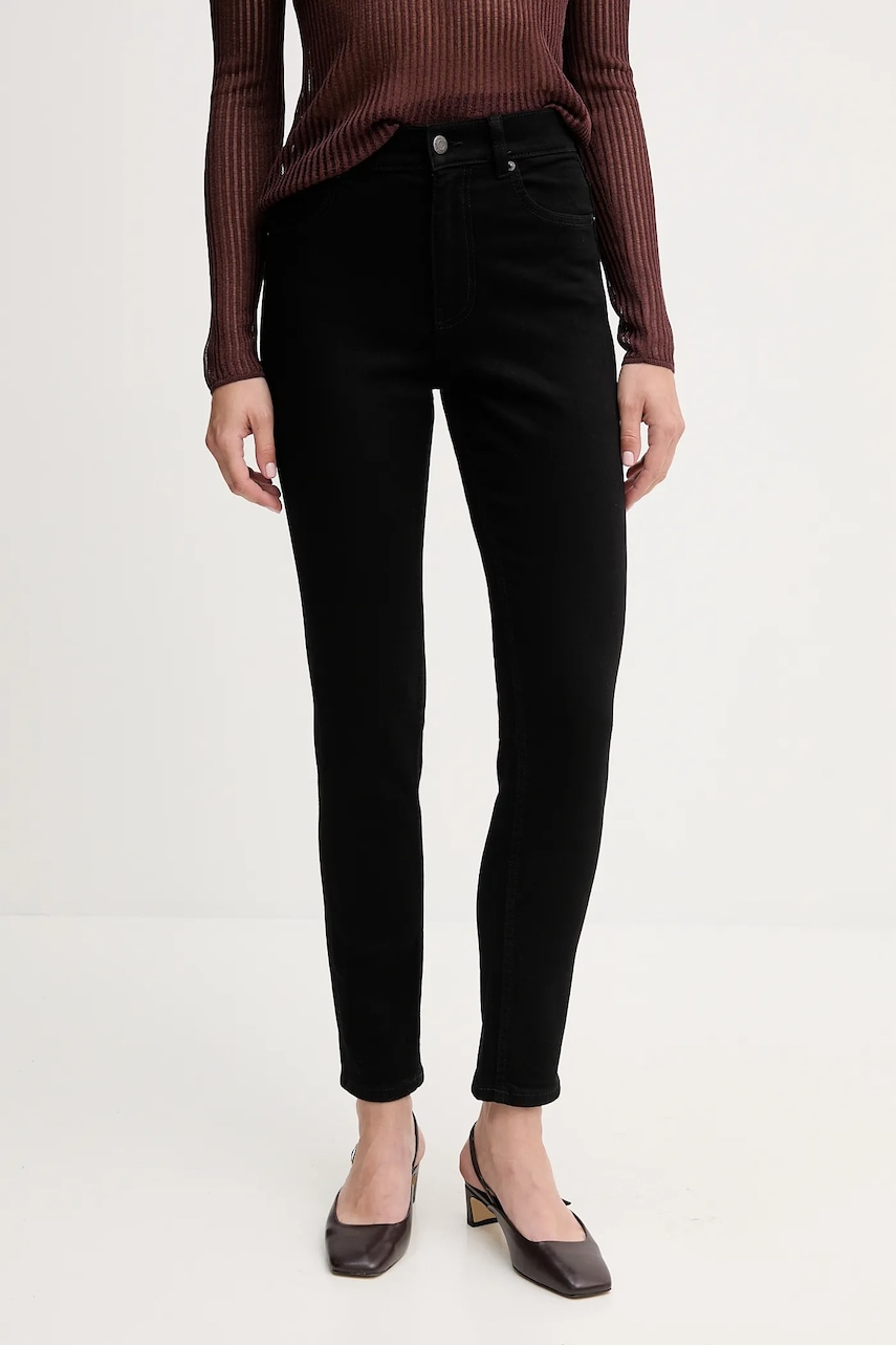 Sisley jeans culoarea negru, 47KZLE044