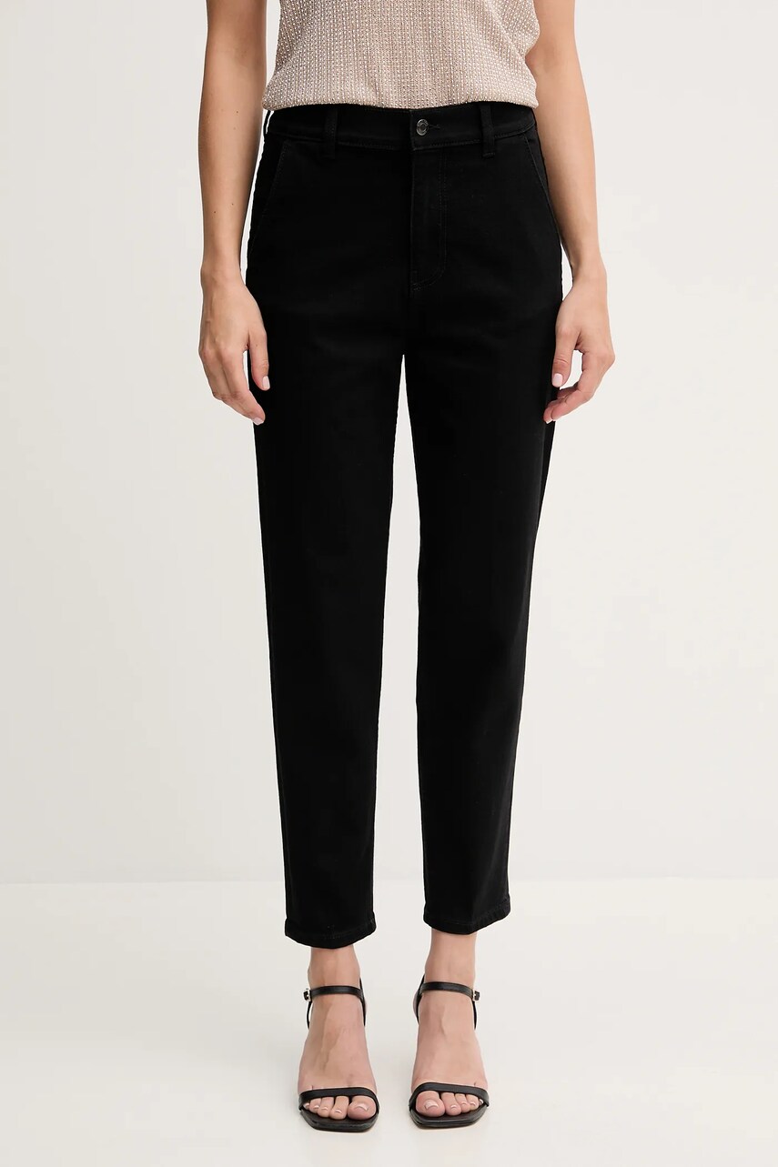 Sisley jeans culoarea negru, 4TAYLF06G