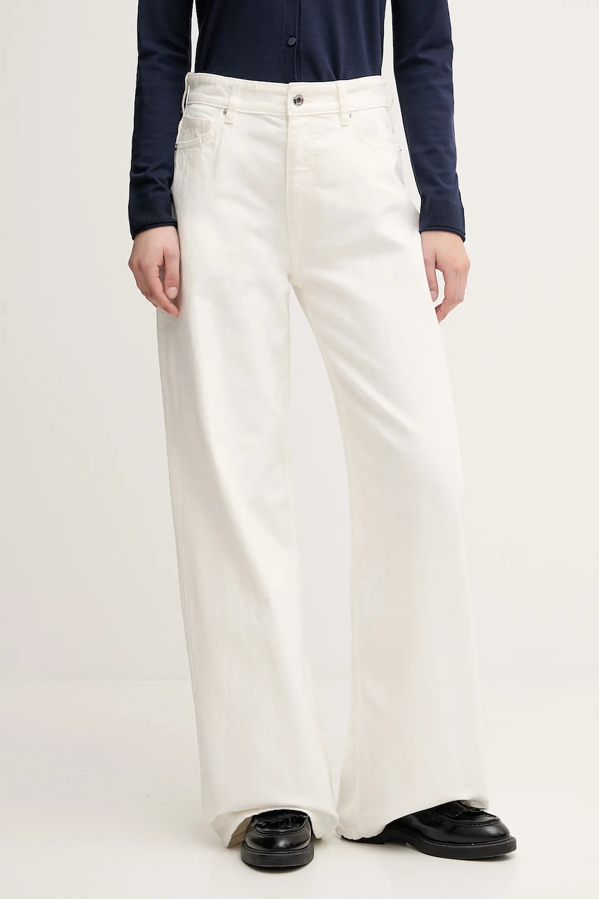 Sisley jeans culoarea bej, 4MCPLE045