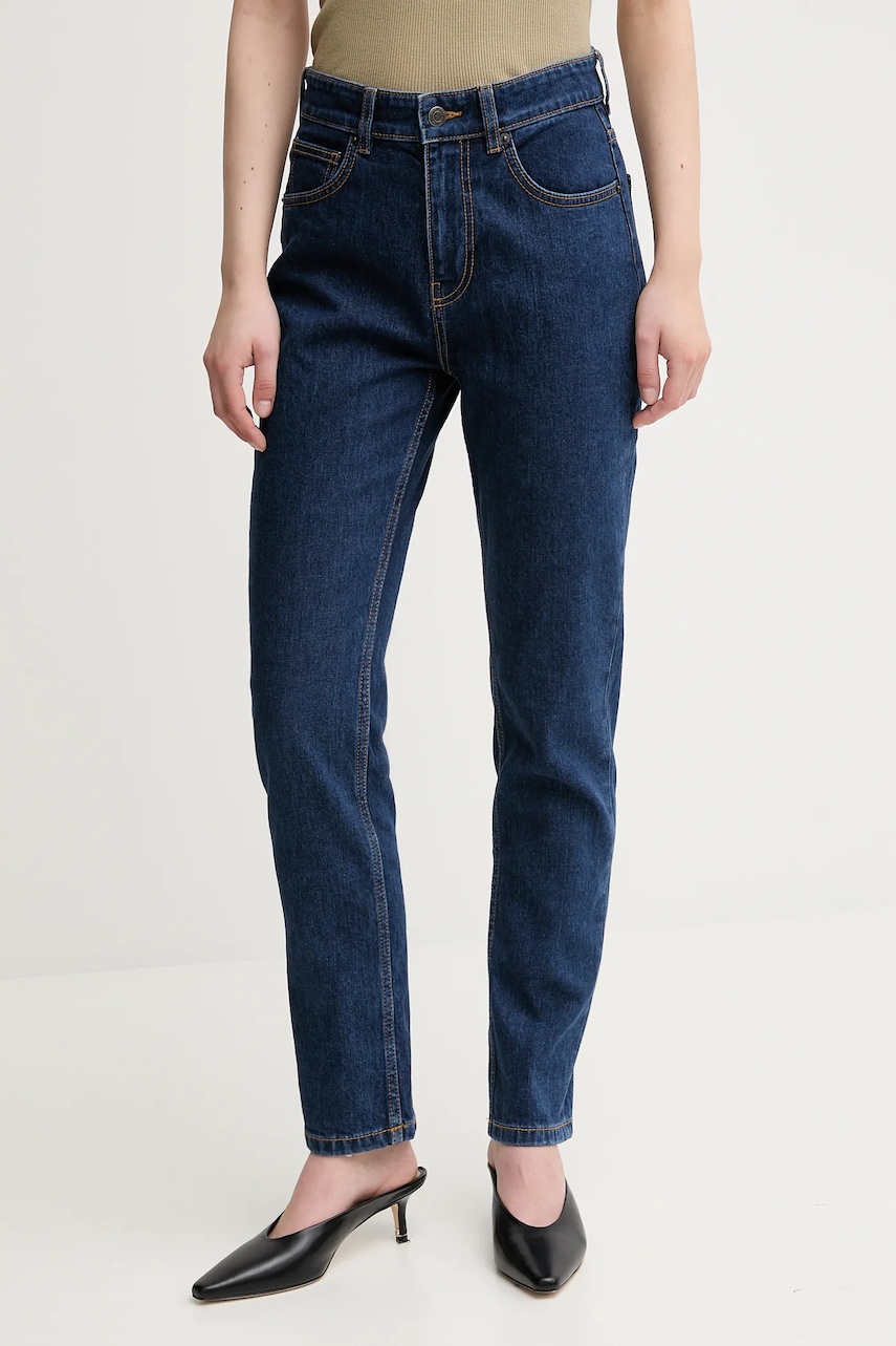 Sisley jeans culoarea bleumarin, 4MCPLE046