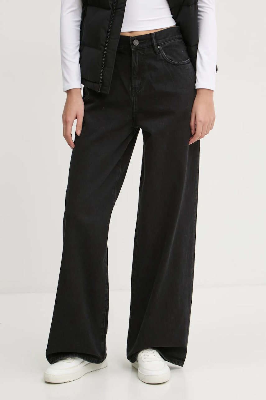 PURPLE BRAND jeansi BAGGY femei high waist, D2005-BGWB224 PURPLE BRAND jeansi BAGGY femei high waist, D2005-BGWB224