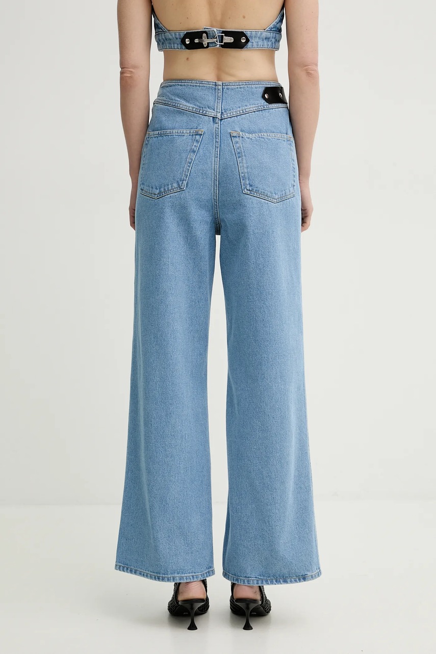 Βαμβακερό τζιν Nanushka MAKENA φωτογραφία