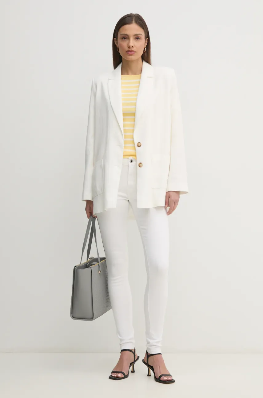 Джинсы Pepe Jeans SKINNY JEANS MW REGENT женские цвет белый PL204728TC7 Джинсы Pepe Jeans SKINNY JEANS MW REGENT женские цвет белый PL204728TC7