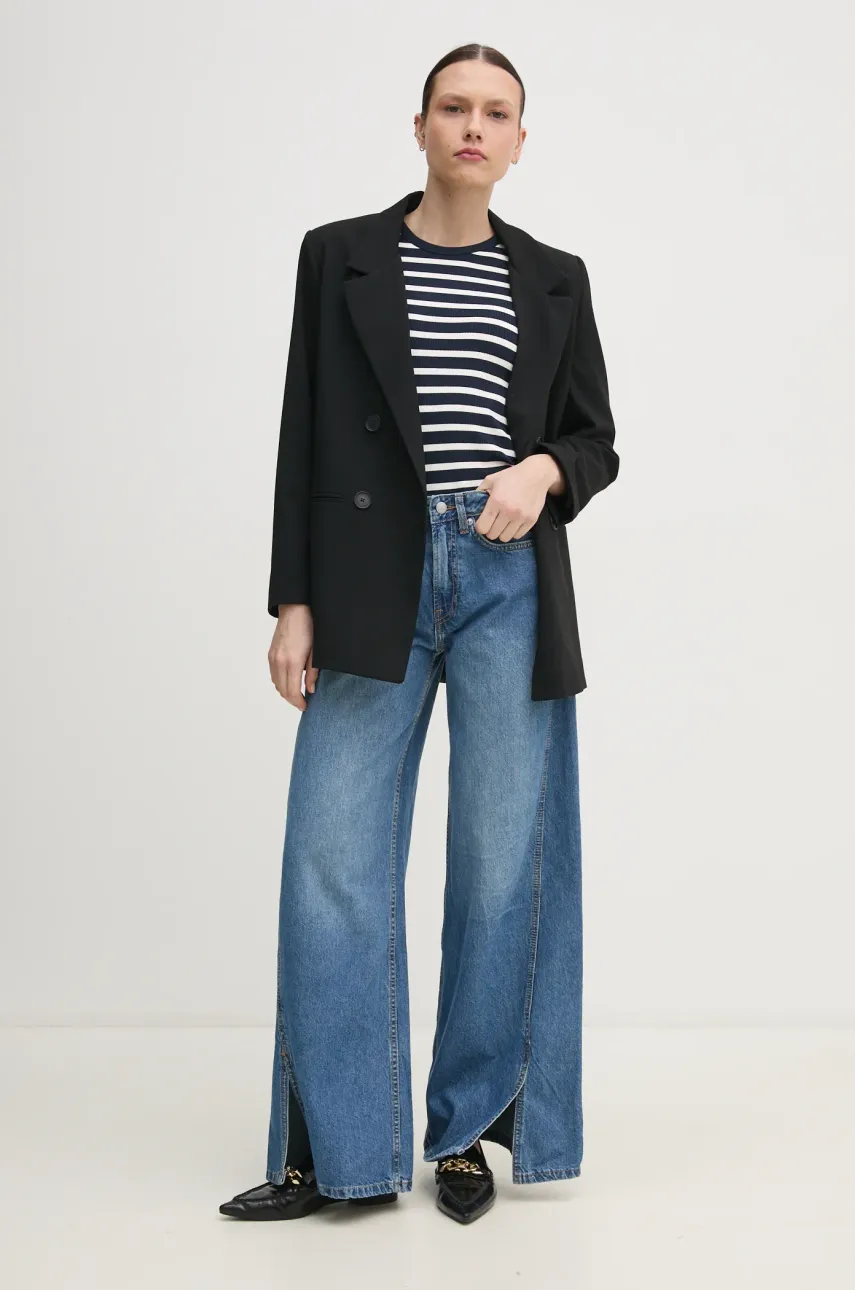 Джинсы Pepe Jeans WIDE LEG JEANS MW SLIT женские PL205001 Джинсы Pepe Jeans WIDE LEG JEANS MW SLIT женские PL205001