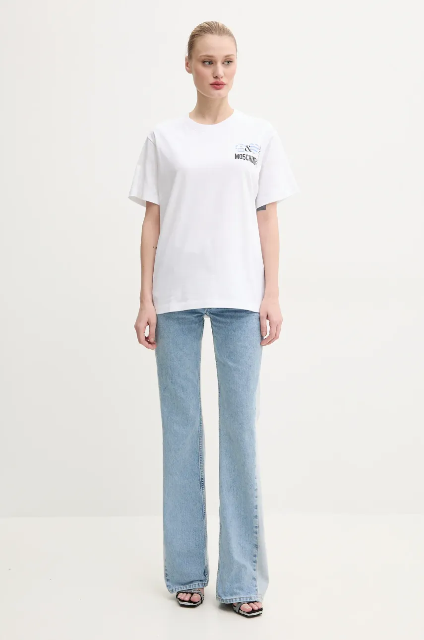 Джинсы Moschino Jeans женские высокая посадка 0315 3719 Джинсы Moschino Jeans женские высокая посадка 0315 3719