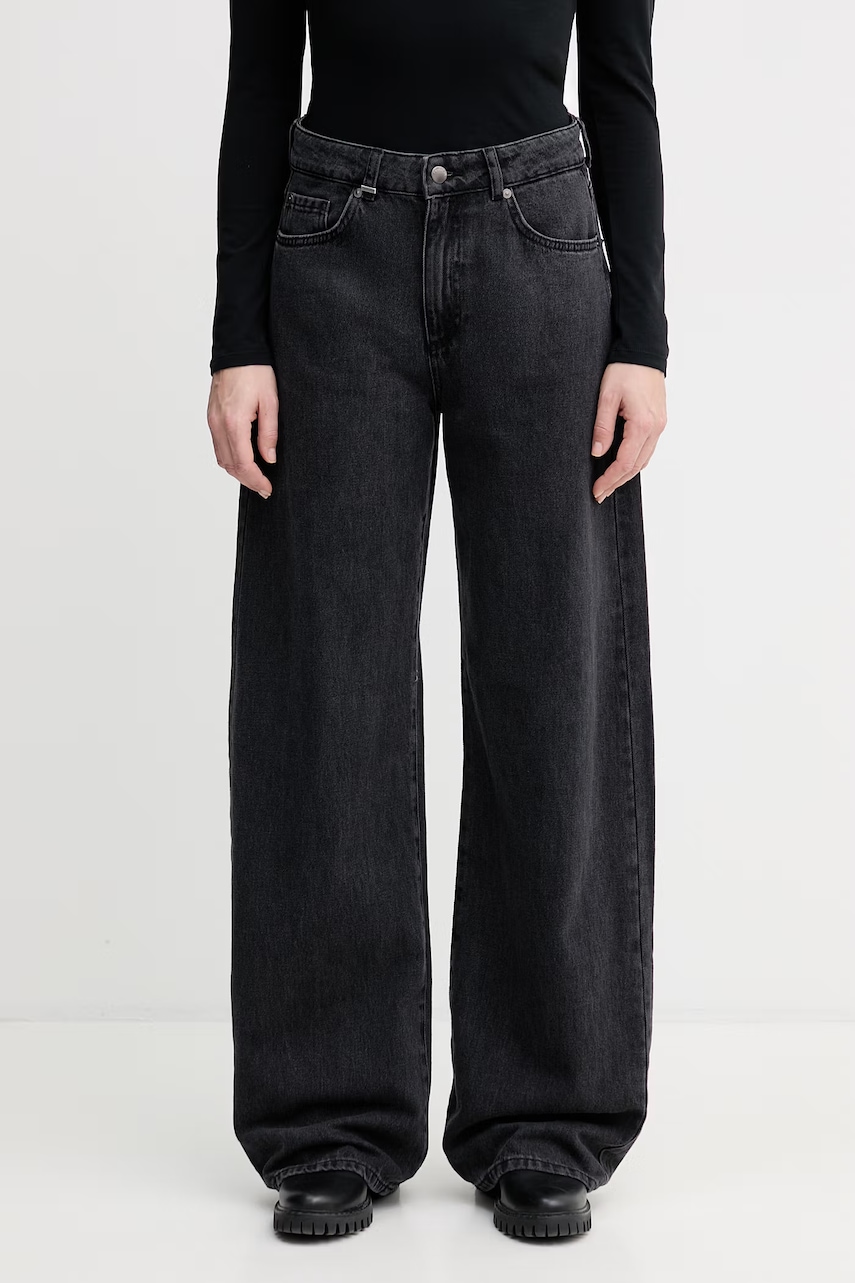 United Colors of Benetton jeansy wide leg damskie