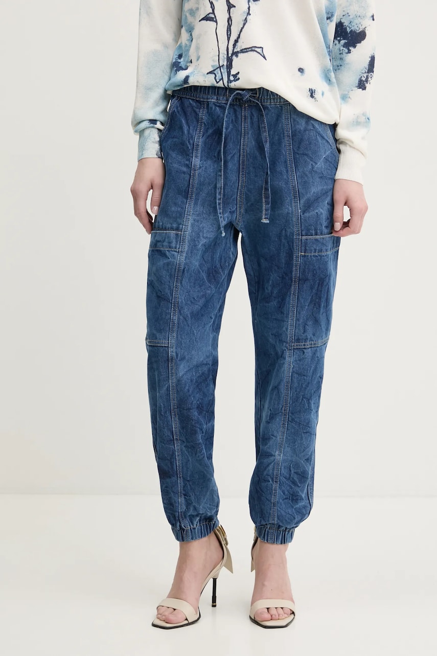 Desigual jeansi ALASKA femei high waist, 25SWDD08 Desigual jeansi ALASKA femei high waist, 25SWDD08