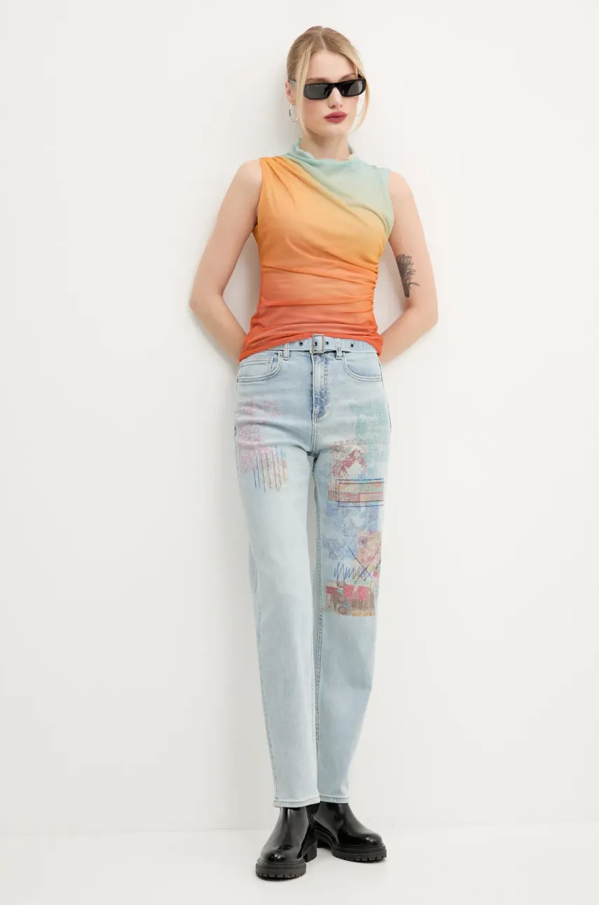 Джинсы Desigual HAWAI женские высокая посадка 25SWDD13 Джинсы Desigual HAWAI женские высокая посадка 25SWDD13