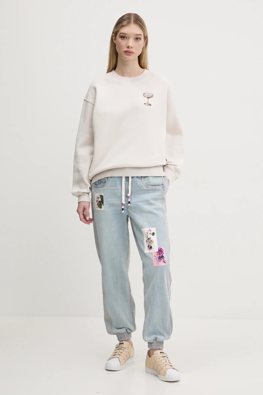 Спортивные штаны Desigual MINNIE женские с аппликацией 25SWDD72 Спортивные штаны Desigual MINNIE женские с аппликацией 25SWDD72