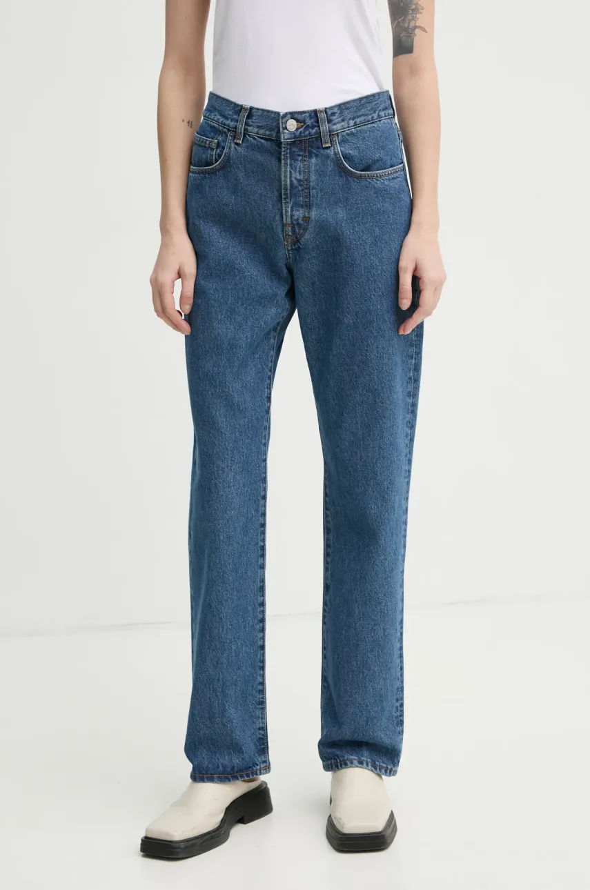 Filippa K jeansi femei high waist, 31573