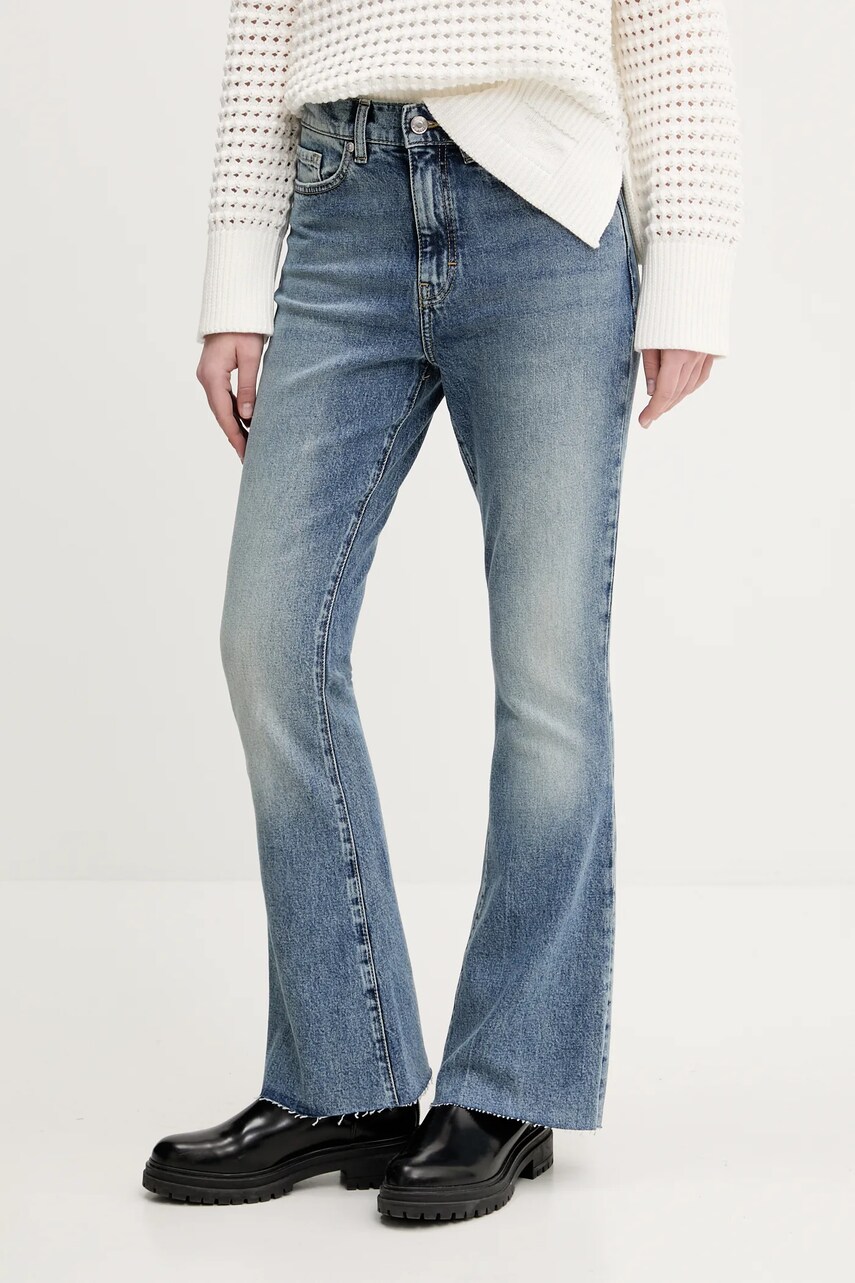 Levně Džíny HUGO dámské, high waist, 50535263