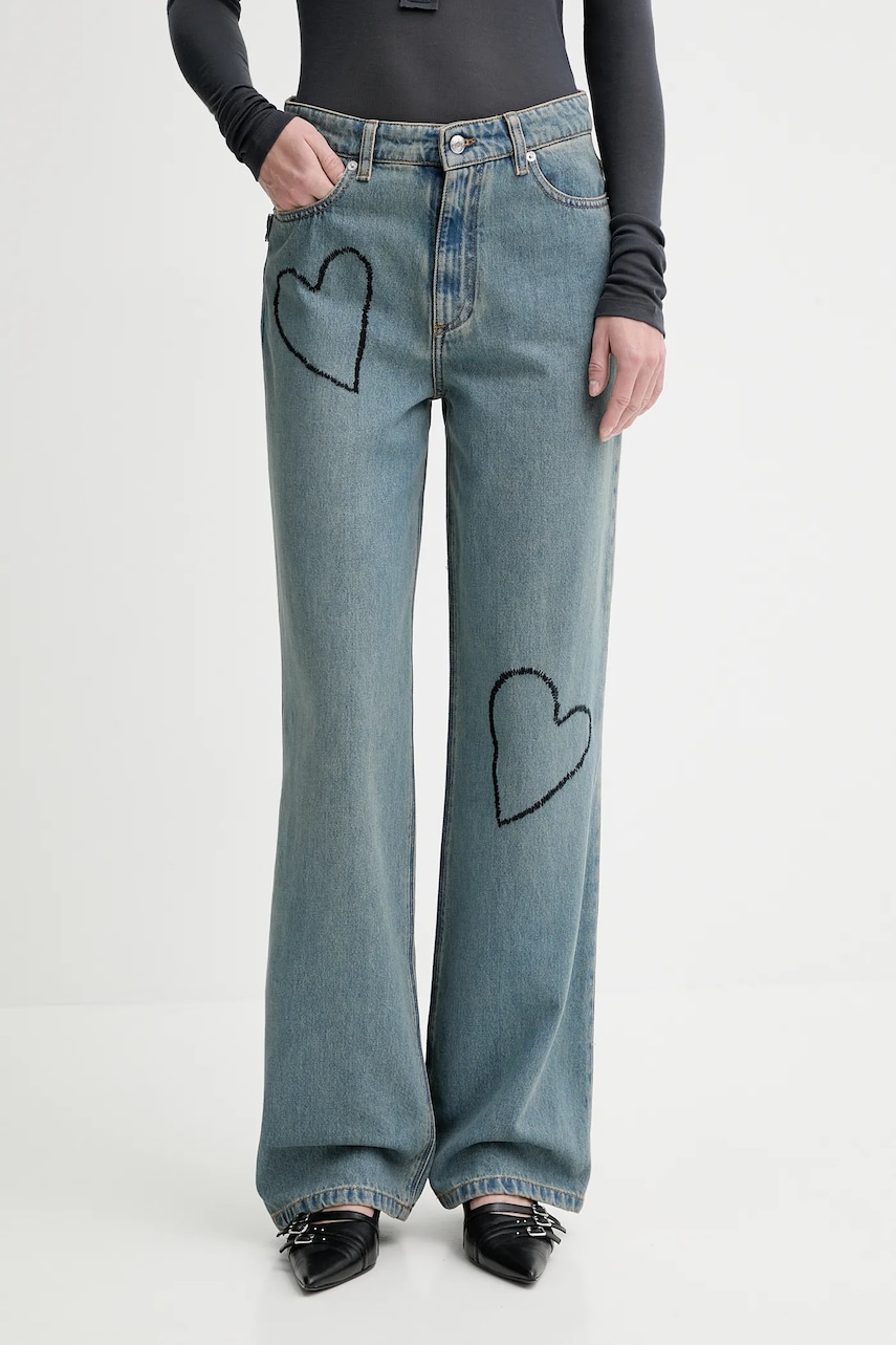 Levně Džíny ZADIG&VOLTAIRE dámské, high waist, WWJE01265