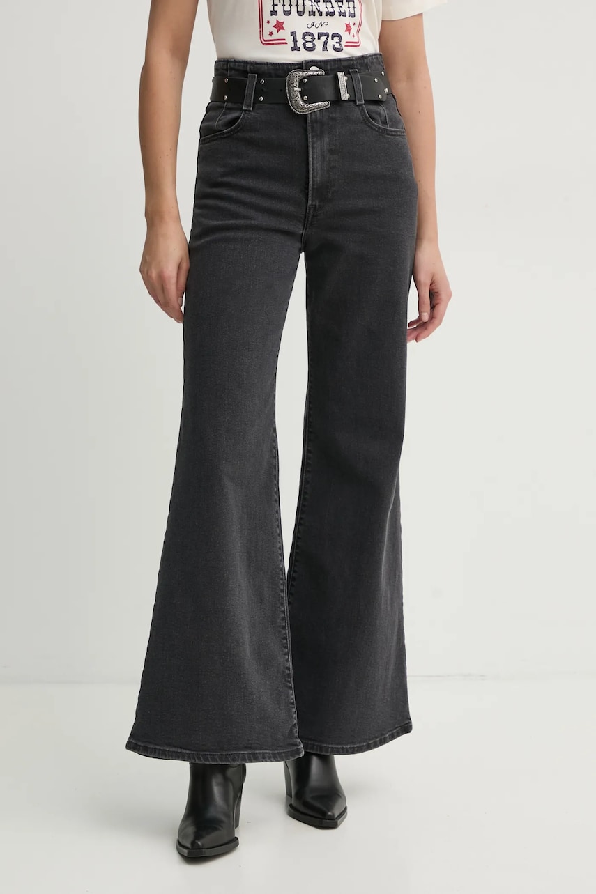 Levi's jeansi RIBCAGE BELLS CORSET femei high waist, 001UR