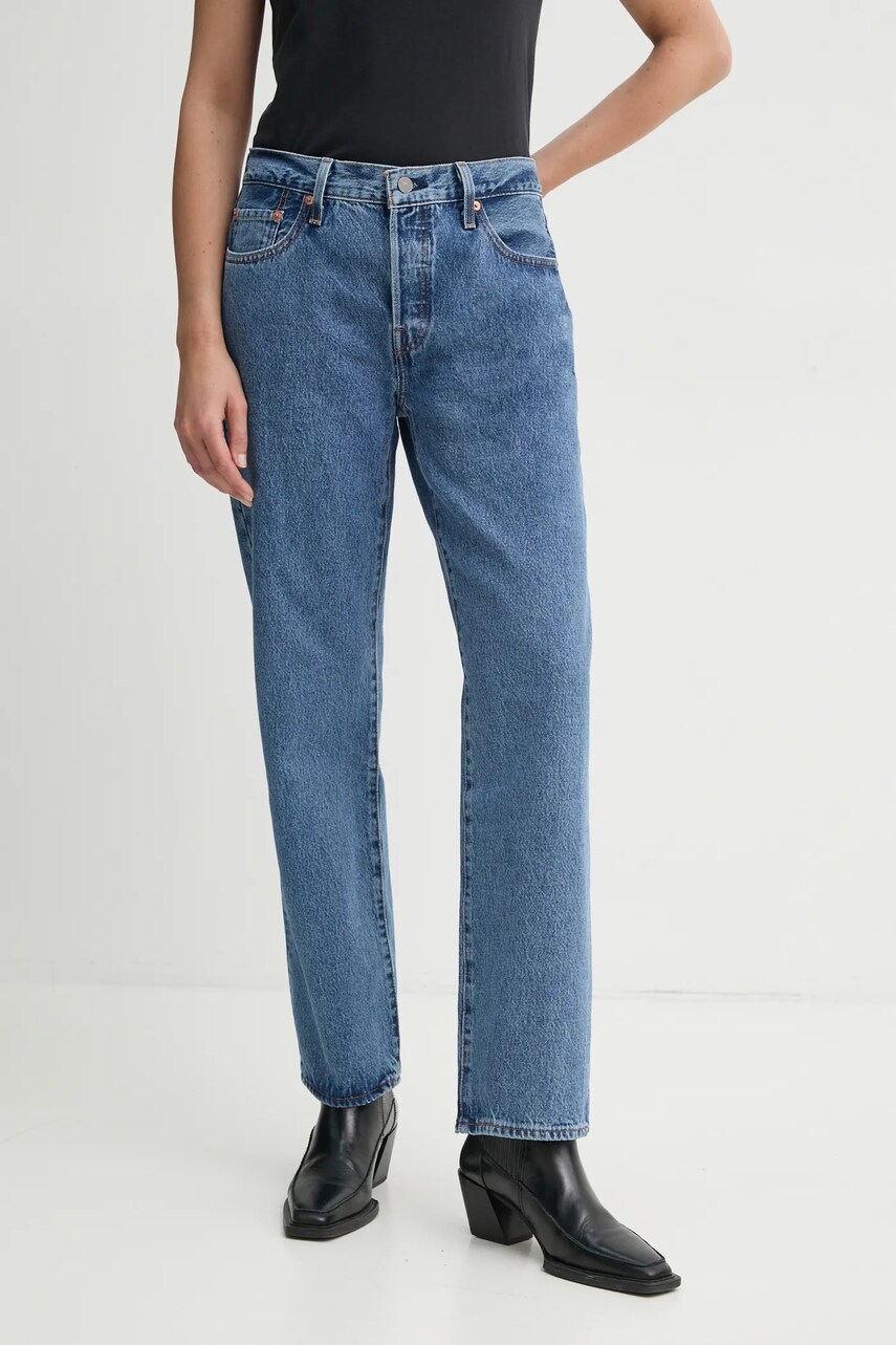 Levi's jeansi 501 90s ANKLE femei medium waist, A9150